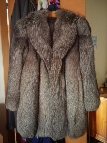 - abrigo piel de zorro original