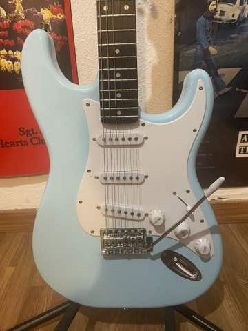 Fender Stratocaster Sonic Blue REPLICA