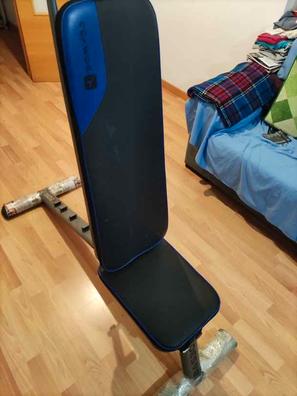 CINTURÓN SOPORTE LUMBAR PARA PESAS CON CIERRE ADHERENTE NEGRO - Decathlon