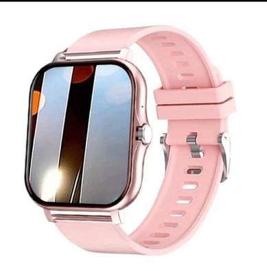 Reloj inteligente redondo 2023 para mujer, funda de reloj inteligente de  color rosa