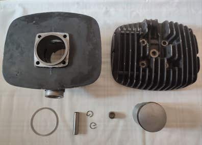 Piston Ossa Tarabusi +1mm - Pièce Neuve Pour Moto - Diamètre Augmenté