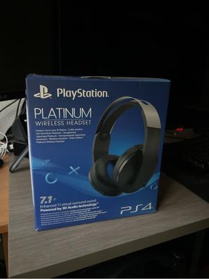 auricular headset ps4-ps3-pc-psvita 7.1 sony new gold wireless original  negro - MAURI COMPUTACIÓN