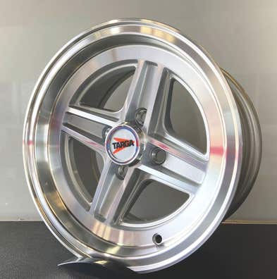 Llantas De Aluminio 13" CD30 5.5x13 4x98 ET7 58.6 Plateadas – Para Alfa, Fiat, Autobianchi, Matra