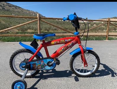 Bicicleta niños 12 Pulgadas Patrulla Canina rojo 3-5 años