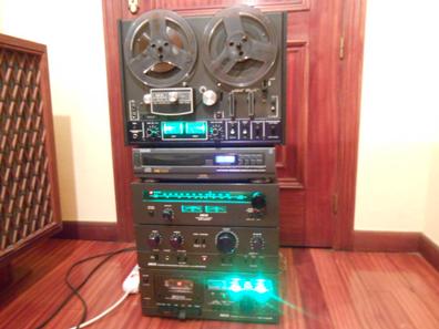 Equipo estéreo DS-2, tocadiscos, CD, grabadora MP3, USB, AUX-In, FM/MW,  altavoces