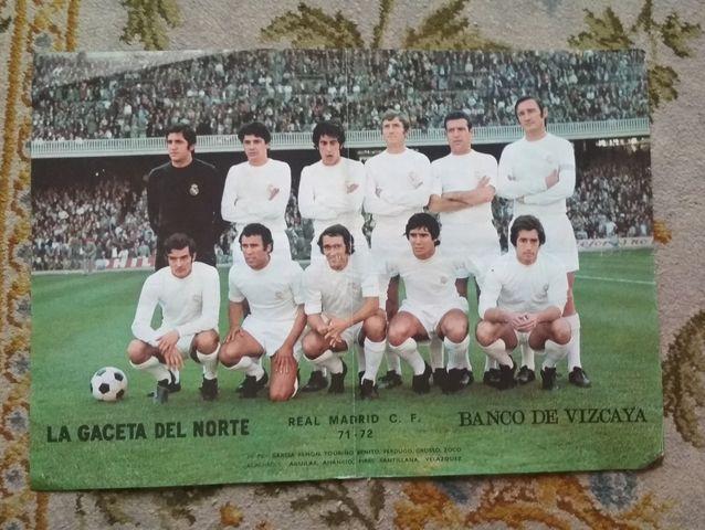 Milanuncios - Real madrid pÓster temporada 71-72