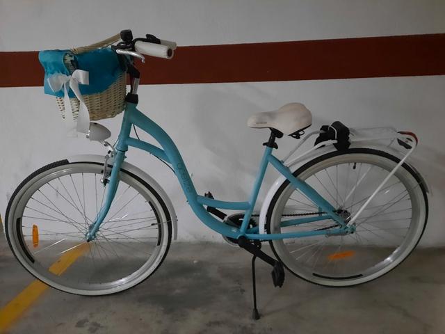 Bicicleta discount vintage celeste