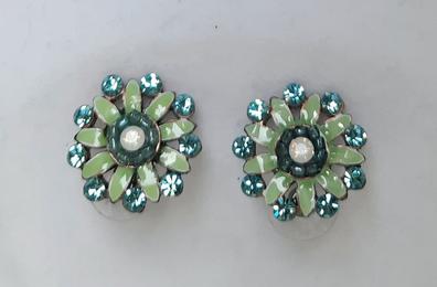 Milanuncios - Pendientes inox turquesa + Joyero