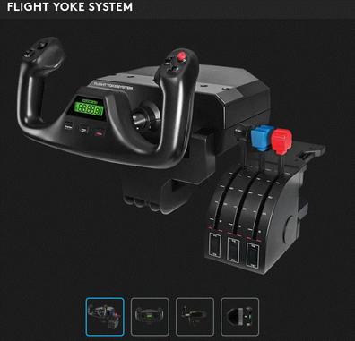 Joystick simulador espacial y de vuelo Logitech G X52 HOTAS profesional