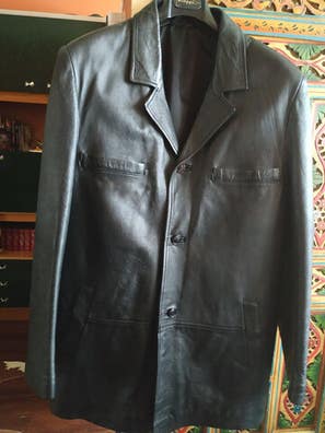 Milanuncios - CHAQUETA DE CUERO CABALLERO