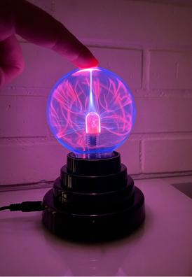 Lampara Bola De Plasma Luz Con Rayos Electrica Usb Y Pila Tesla