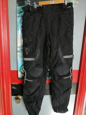 Pantalon Moto Levior Impermeable Negro Gris