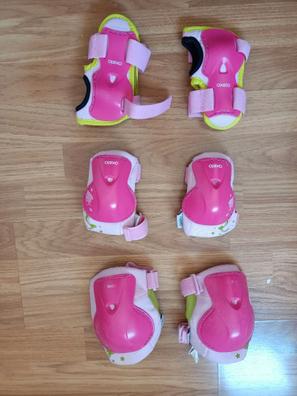 Conjunto 3x2 protecciones roller patinete skate niños PLAY rosa - Decathlon