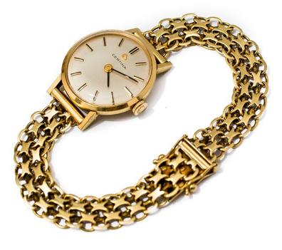 Milanuncios reloj certina oro 18k funciona VENDIDO