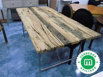 Mesa plegable rustica Mesas de segunda mano |