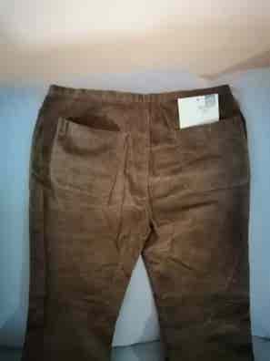 Pantalon Girbaud Marithé & François – Taille 38 – Jean Marron Déstructuré Multi-poches – Occasion Très Bon état
