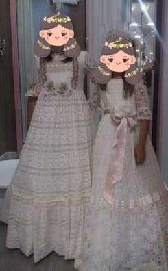 Vestidos, ceremonia y uniformes de segunda mano para niña en