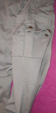 Pantalones de senderismo para hombre con cinturón, pantalones impermeables  para exteriores de secado rápido (gris, 42 ancho x 32 largo)