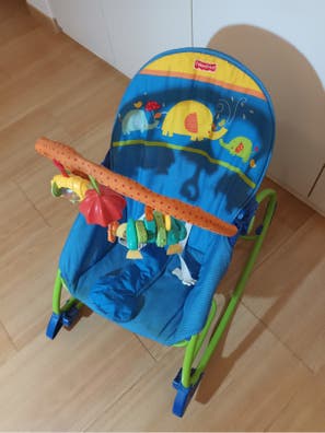 Bebe Fisher Silla Mecedora Fisher Price Usada Columpio Fisher