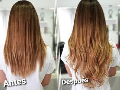 Extensiones de cabello con grapas