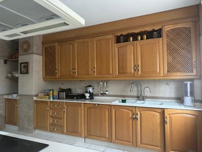 Muebles Cocina completa 120/180 cms Roble Grafito. em segunda mão durante  439 EUR em La Moraleja na WALLAPOP