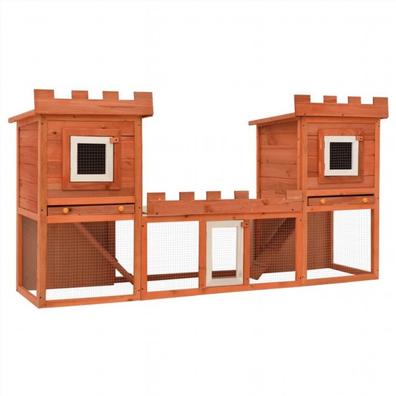 Chalet de madera para perros Gran dimensión exterior 101 x 94 cm H