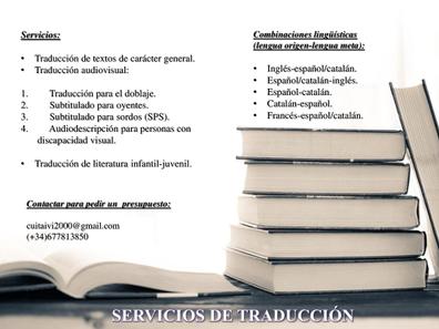 Servicio de traducción CATALÁN-CASTELLANO