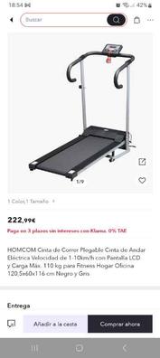 cinta de andar y correr cecotec de segunda mano por 250 EUR en  Alicante/Alacant en WALLAPOP