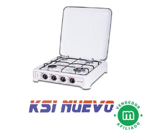 COCINA PORTATIL DE GAS 4 FUEGOS