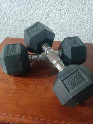 Fitness tech Juego De 2 Mancuernas Ajustables De 5kg A 40kg Negro