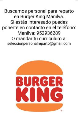 Burger king Ofertas en Málaga. Buscar y encontrar trabajo Milanuncios
