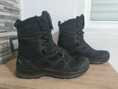 Haix Águila Negra Táctica 2.1 impermeable Zapatos de policía de cuero liso GTX Zapatillas 