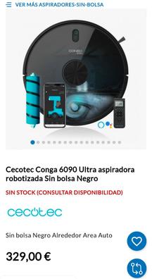 Robot Aspirador Cecotec Conga Perfect&Clean Connected Titanium -  Aspiradores Robot - Aspiradores - Pequeño Electrodoméstico 