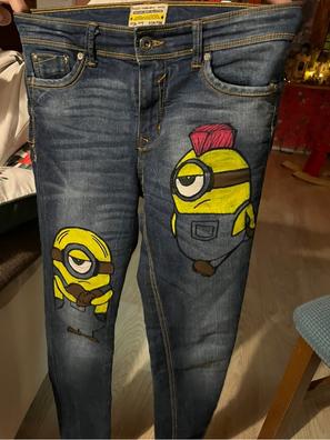 Pantalones pintados a mano Pantalones de mujer de segunda mano