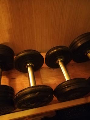 Barra Z de 1,20 musculación/pesas de 28 mm de segunda mano por 25 EUR en A  Coruña en WALLAPOP