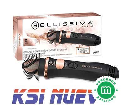 Secador de pelo con cepillo para pelo corto de segunda mano