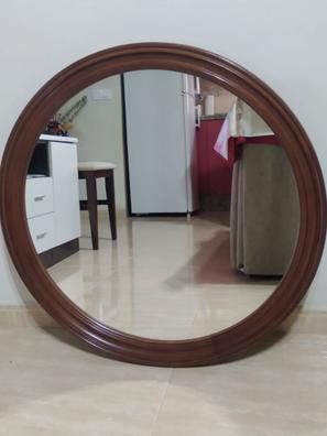 Espejo Redondo de Madera 75cm