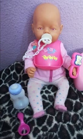 Milanuncios - baby born rosas + accesorios