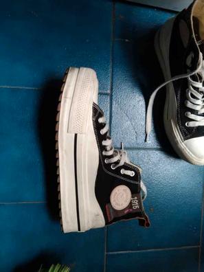 Converse plataforma negras Moda y complementos de segunda mano barata Milanuncios