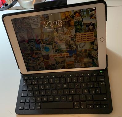 Logitech - Combo Touch - Funda de teclado para iPad (7ª, 8ª y 9ª  generación) con panel táctil, teclado inalámbrico, tecnología Smart  Connector y