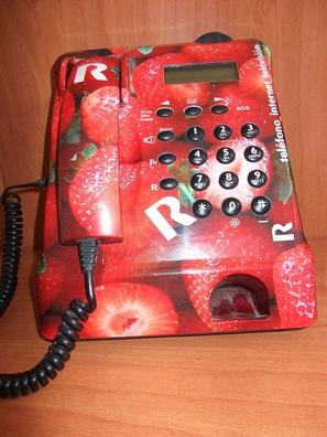 Teléfono Fijo Retro Teléfono Antiguo Multifunción Plástico Teléfonos Fijos  Antiguos, Oficina en Casa : : Electrónicos