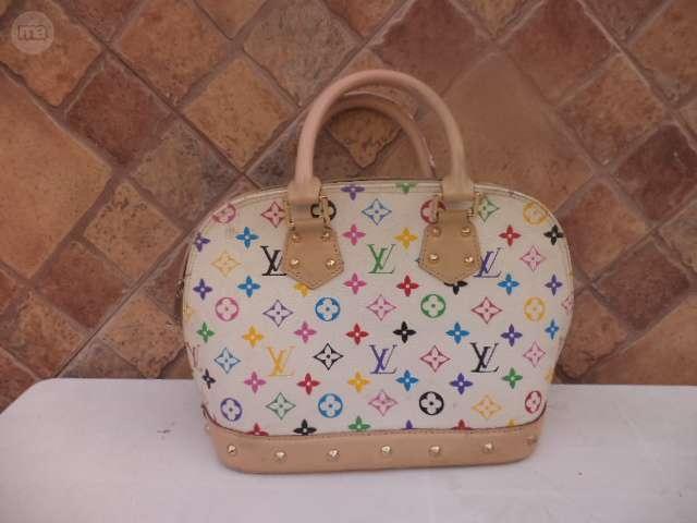 Bolsa Louis Vuitton Blanca Con Colores