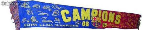 Fanion FC Barcelone - Tricampeon 2008-2009, Vintage, Excellent état