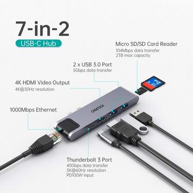 Adaptador Ethernet Ugreen Chromecast USB 2,0 A RJ45 Para Google Chromecast  2 1 Ultra Audio 2017 TV Stick Tarjeta De Red Micro USB De 13,19 €