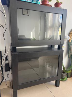 Lagkapten / alex escritorio, negro-café/blanco, 200x60 cm oferta en IKEA