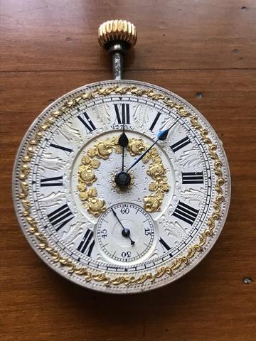 Milanuncios - Maquinaria reloj bolsillo con esfera 45M
