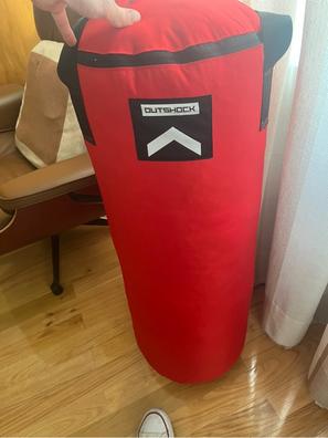 Punching boxeo hinchable adulto/niño Outshock 100 negro y rojo