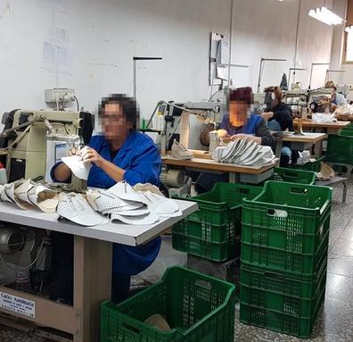 Trabajo aparado calzado hot sale