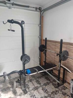  Banco de mancuernas para máquinas de espalda, silla plegable  para fitness, banco para pérdida de peso, tabla de musculación abdominal  para sentarse en el banco de mancuernas. : Deportes y Actividades