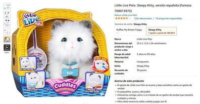 Little live best sale pets gato interactivo